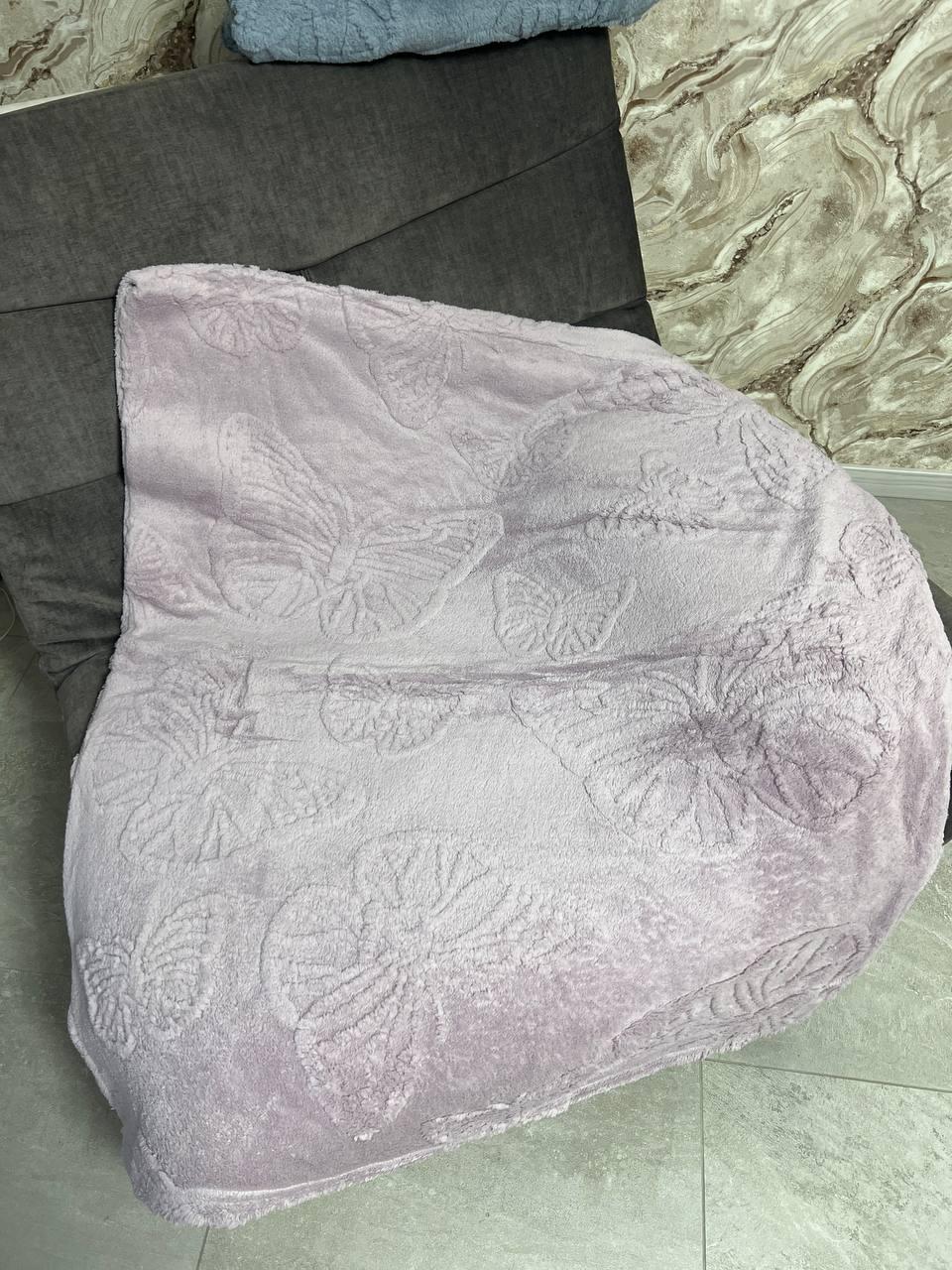 Плед плюшевий на диван 200х230 см Бузковий (П4К-Mpled003-06) - фото 1 Плед плюшевий на диван 200х230 см Бузковий (П4К-Mpled003-06) - фото 1