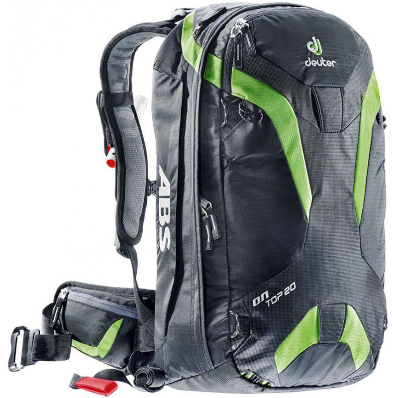 Рюкзак туристический Deuter On Top ABS 20 л Black/Kiwi (33101157251)
