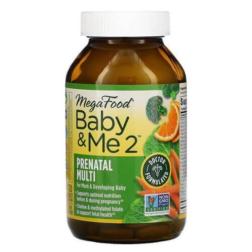 Витамины для беременных MegaFood Baby & Me 2 120 Tablets (MGF-10315)