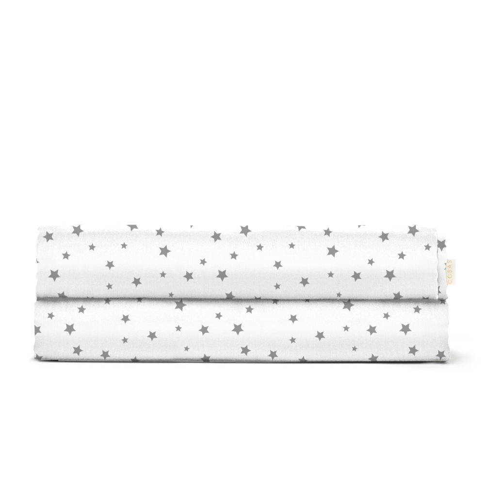 Простынь детская Cosas 110х160 см Grey Stars (4822052190746)