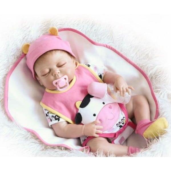 Лялька колекційна реборн дівчинка Машенька 57 см