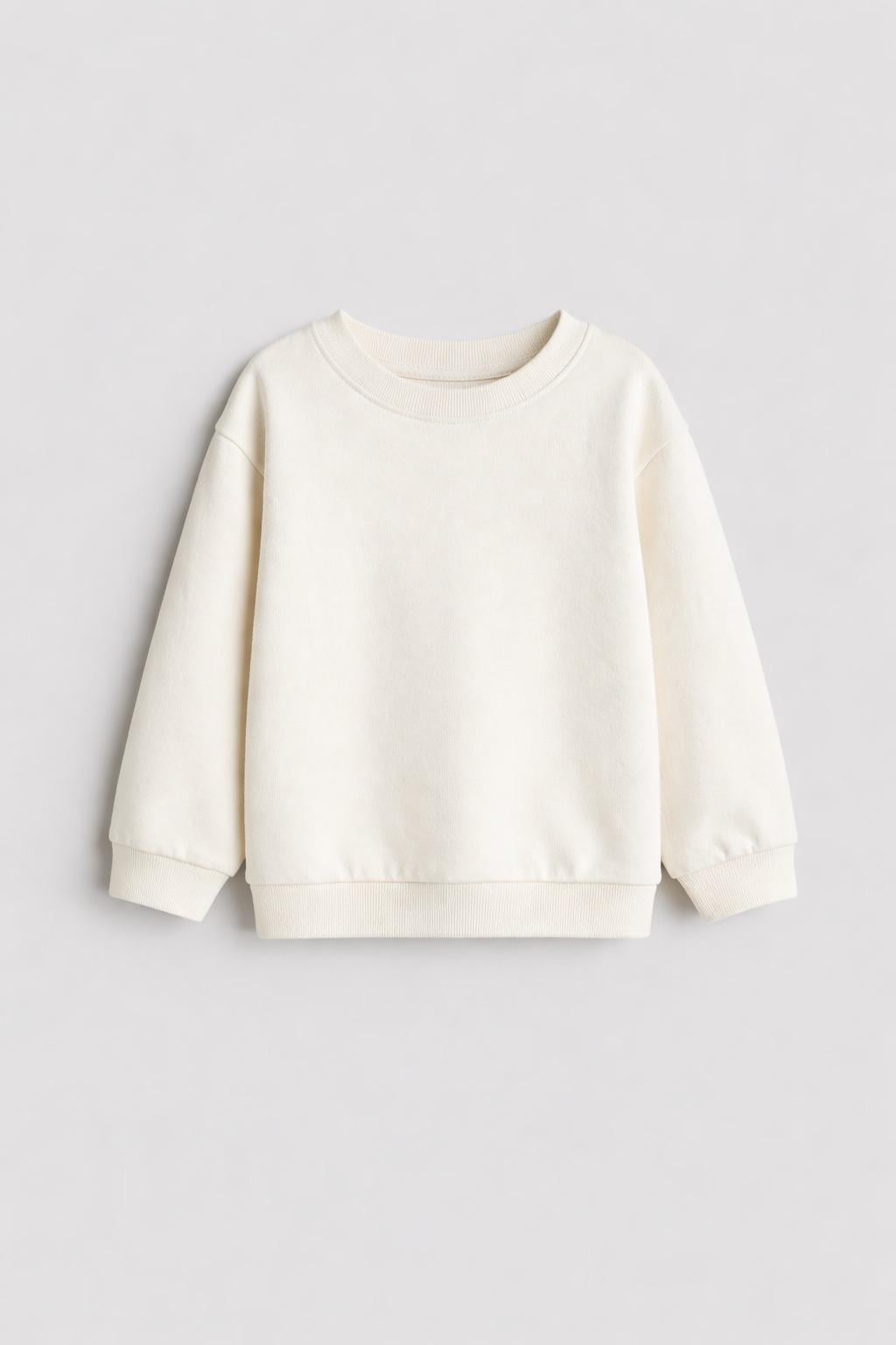 Свитшот H&M 134-140 см Молочный (1173514)