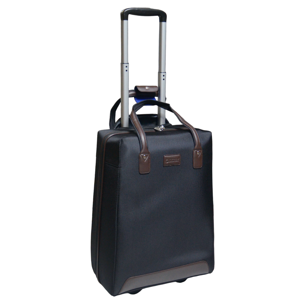 Чемодан ручная кладь Derby 092402-L текстильная 2 колеса Black (2450794988)