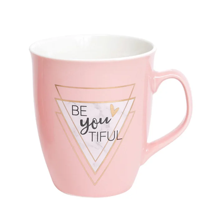 Чашка фарфоровая Flora Just love 0,45 л 32023