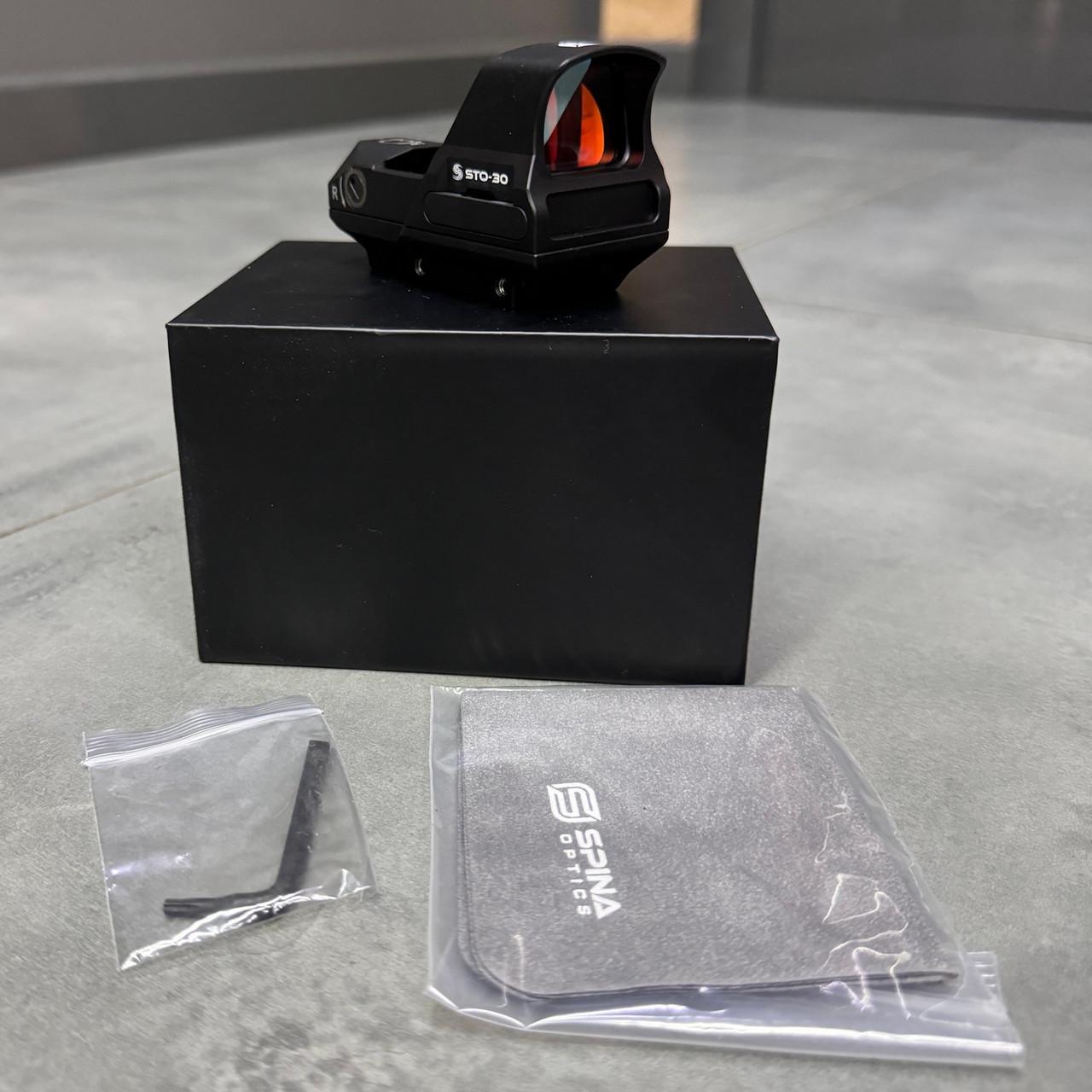 Прицел коллиматорный Spina Optics Storm-30T 30 мм 2 MOA Dot/62 MOA Circle (246841) - фото 8