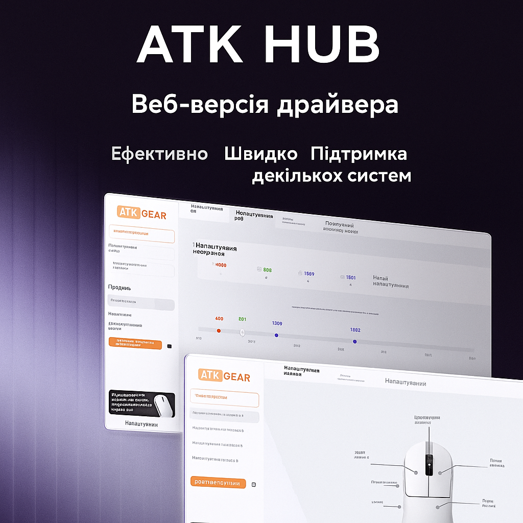 Мишка ігрова ATK Blazing Sky U2 з трьома режимами підключення та наднизькою затримкою сенсор pixart 3395 55 г White (29529261) - фото 3
