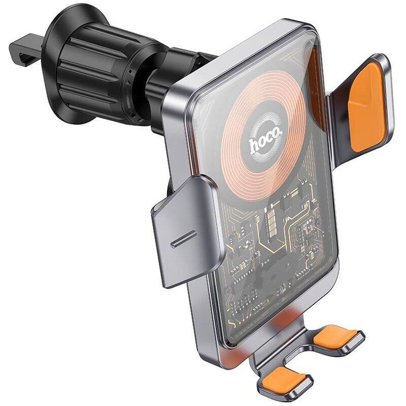Держатель для телефонов в машину с беспроводной зарядкой Hoco HW7 - фото 3