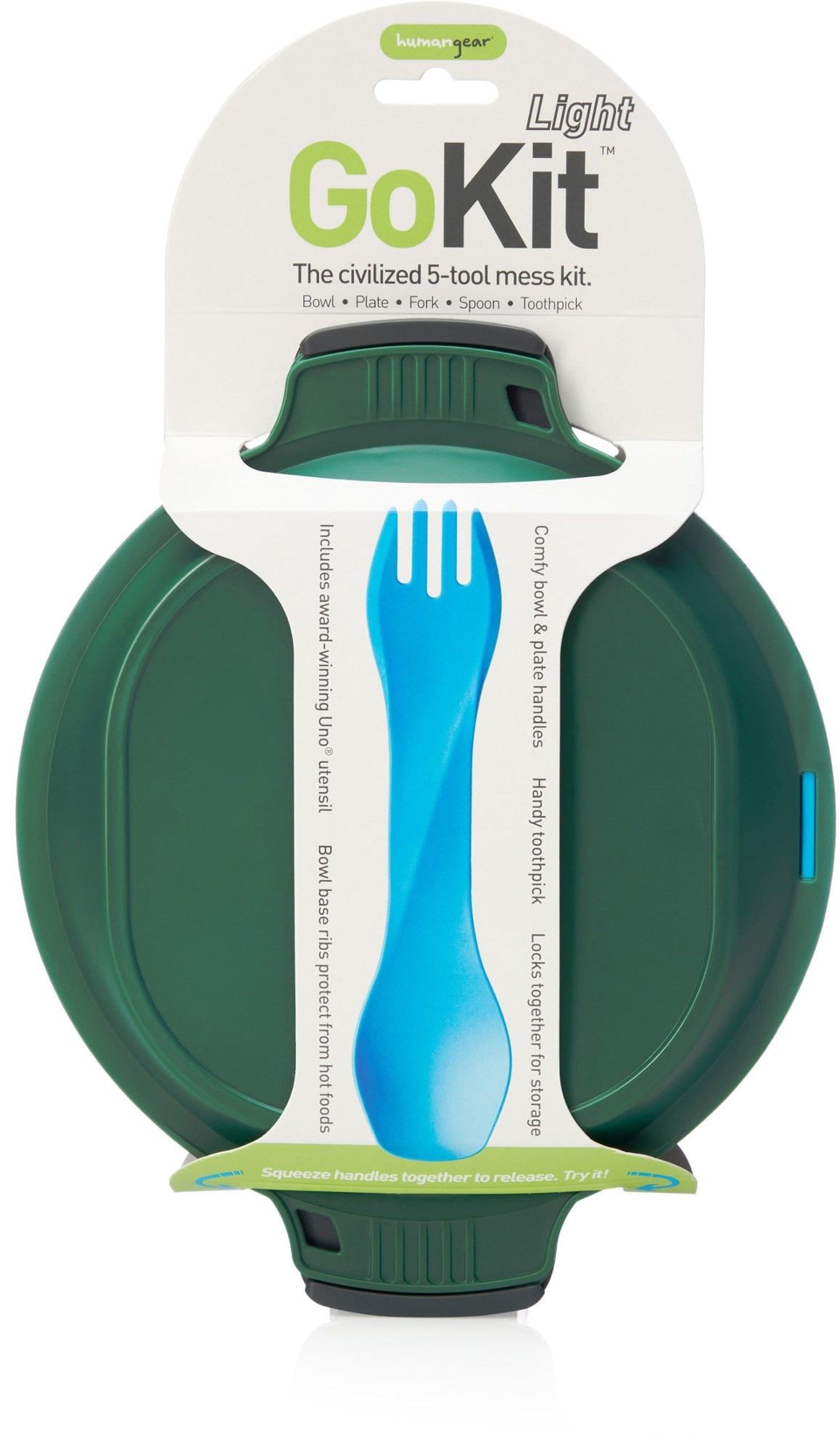 Набор посуды Humangear GoKit Light (5-tool) Mess Kit Charcoal/Green (1054-022.0121) Набор посуды Humangear GoKit Light (5-tool) Mess Kit Charcoal/Green (1054-022.0121)