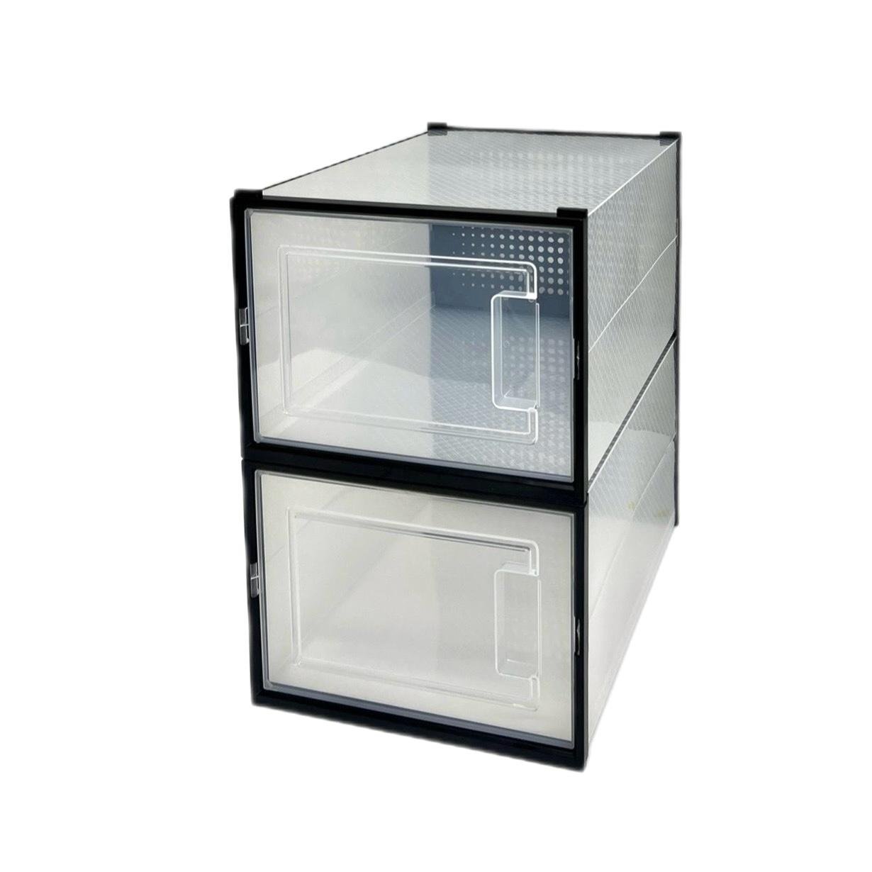 Комплект боксов Luminaria SHOE BOX BK/CLEAR для хранения обуви М 2 шт. (22874324) Комплект боксов Luminaria SHOE BOX BK/CLEAR для хранения обуви М 2 шт. (22874324)