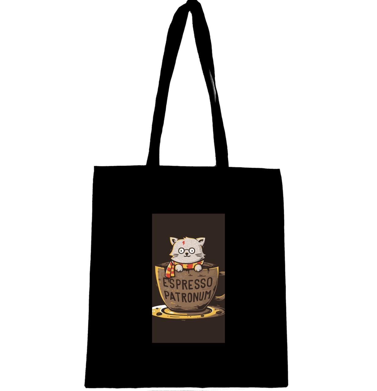 Эко-сумка с принтом Кот Espresso Patronum Harry Potter (652)