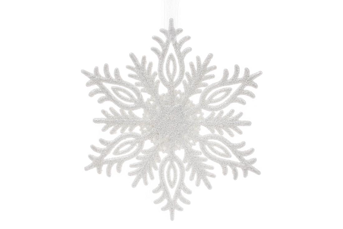 Новогодняя подвеска BonaDi Снежинка 15 см (788-347)