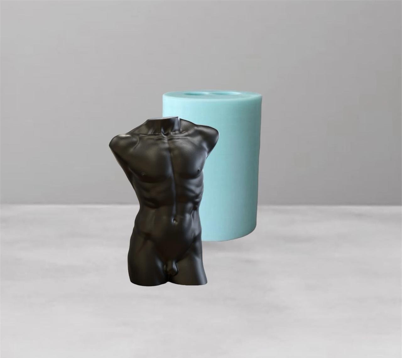 Молд для свічок Чоловіче оголене тіло 9,5 см (15420104) - фото 9 Молд для свічок Чоловіче оголене тіло 9,5 см (15420104) - фото 9