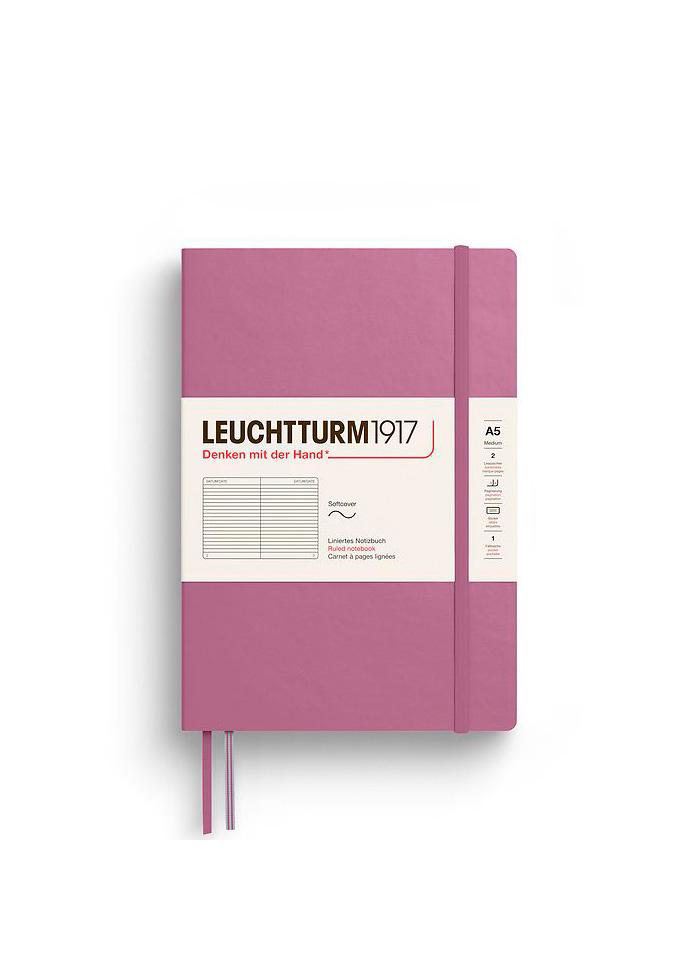 Блокнот Leuchtturm1917 средний мягкая обложка линия Dusty Rose (372202)