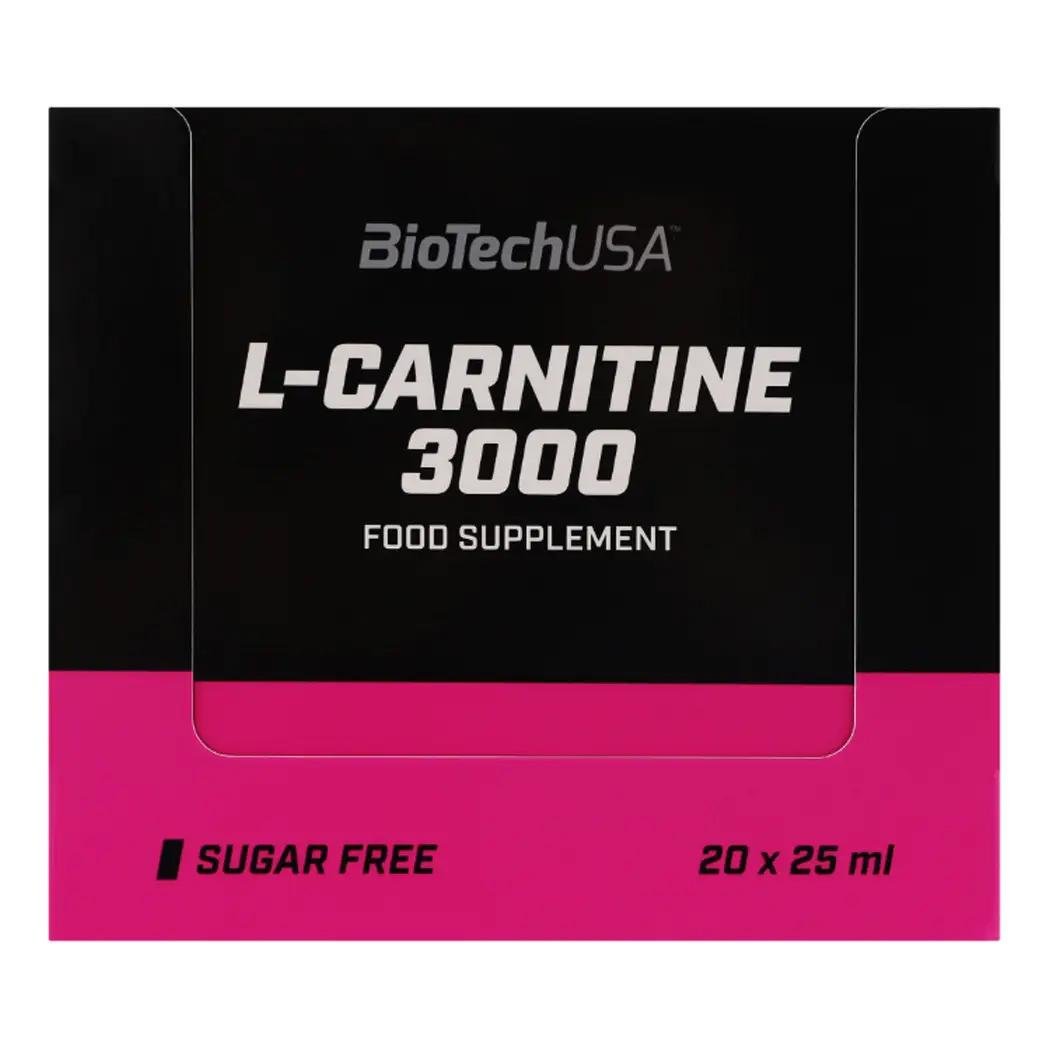 Жиросжигатель BioTechUSA L-Carnitine 3000 Лимон 20 шт. 25 мл (00491-01)