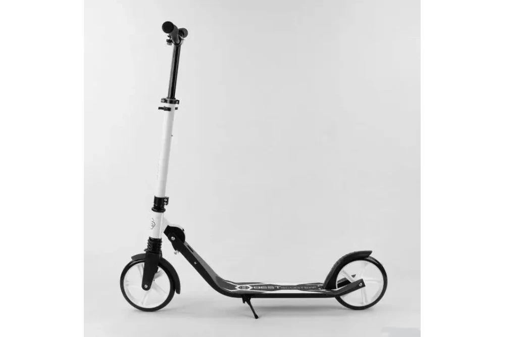 Самокат двоколісний Best Scooter 87280 затискач керма/колеса PU 20 см/1 амортизатор (374290)