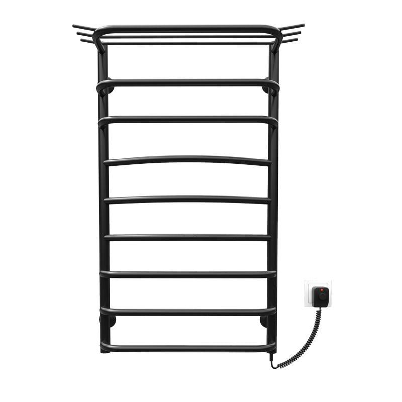 Рушникосушарка електрична KOSSER Канна 900х500/9 ER з регулятором і полицею Чорний (2000962925333)