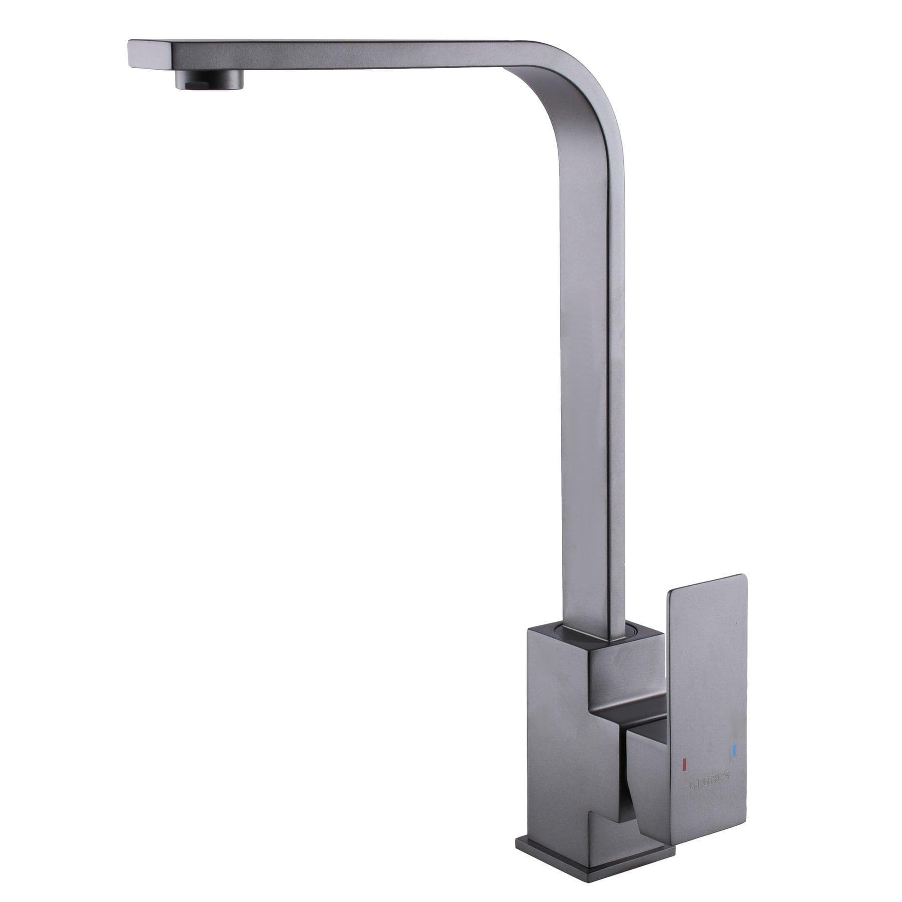 Смеситель для кухни Globus Lux Kubus однорычажный Графит (SKU-203S-GP)