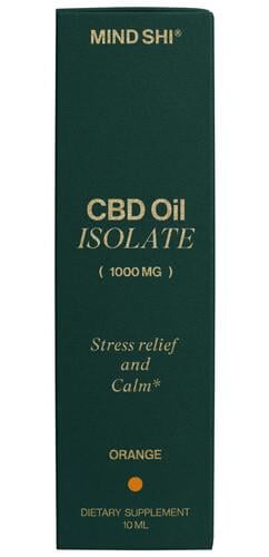 Добавка Mind Shi CBD Oil Isolate 1000 мг 10 мл Strawberry (MSH-04406)