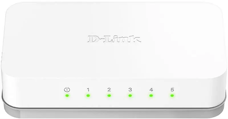 Коммутатор D-Link DES-1005C/B1A 5xFE неуправляемый White