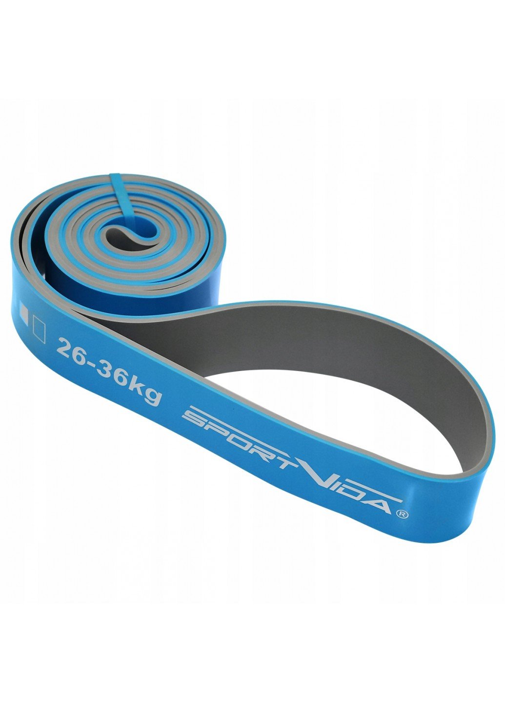 Резинка для фитнеса SportVida Power Band 26-36 кг Синий (SV-HK0211)