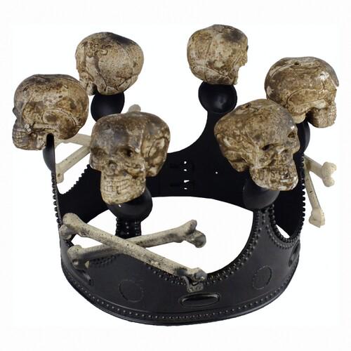 Корона Король скелетов SETA Decor 18-1020BLK-BG
