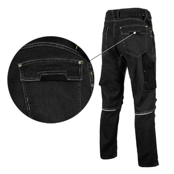 Штани джинсові робочі JEANS COLEMANN XXL Black - фото 2