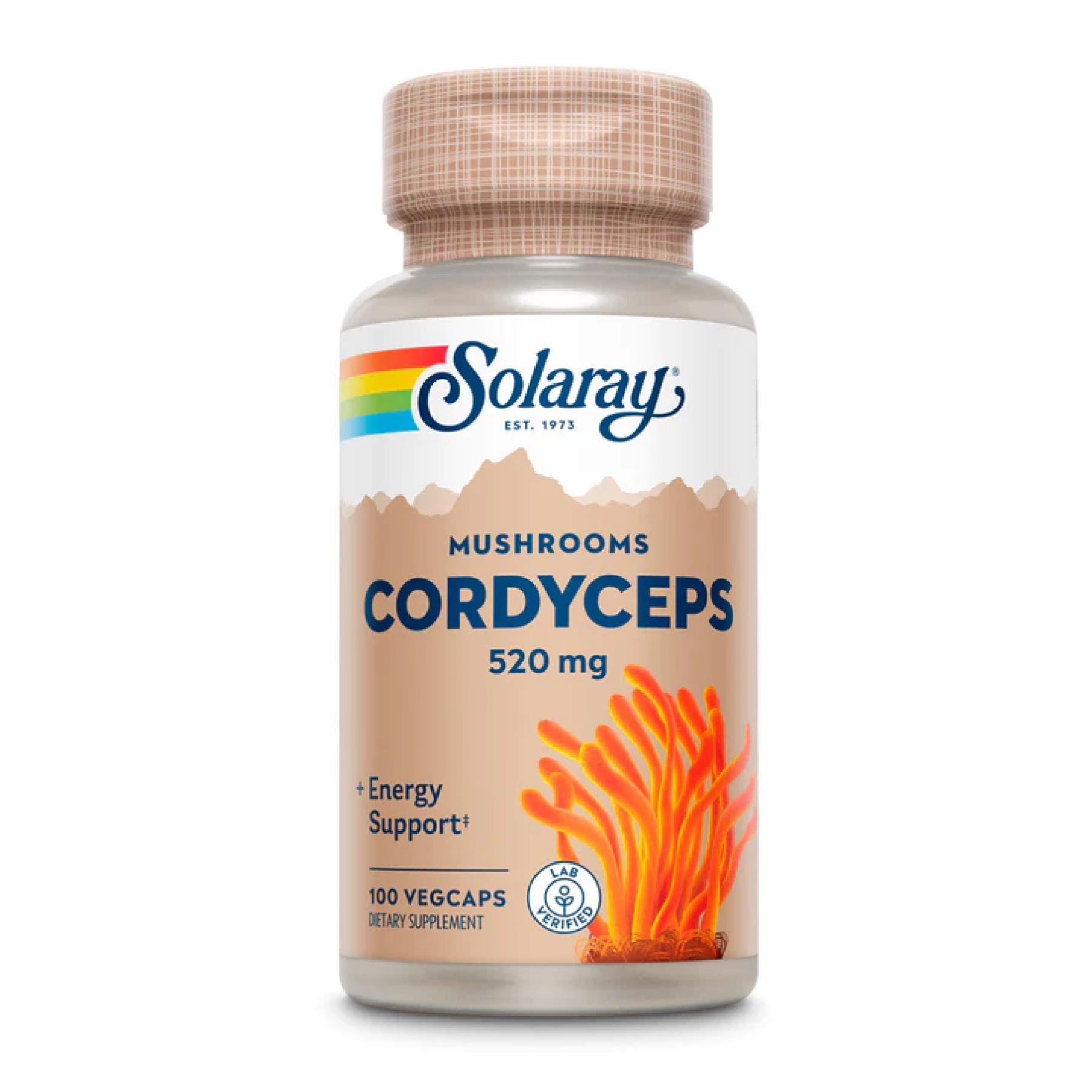 Натуральная добавка Cordyceps Mushroom 520 mg 100 vcaps (2023-10-2126)