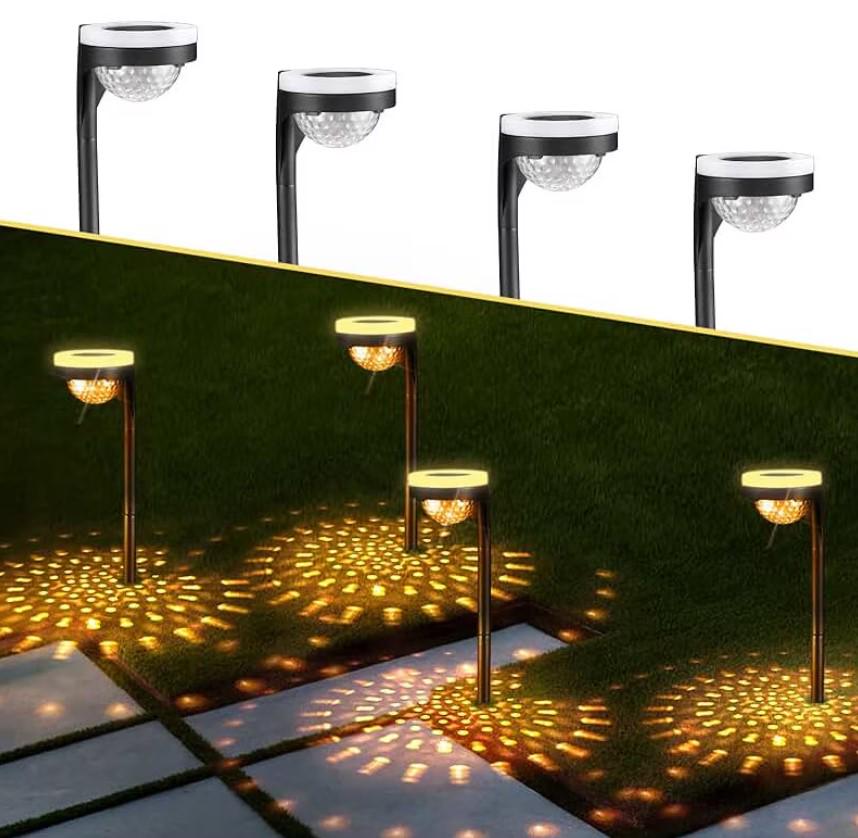 Фонарь садовый Созвездие с проекцией на солнечной батарее 4 шт. Теплый белый (MX-00009030) - фото 5 Фонарь садовый Созвездие с проекцией на солнечной батарее 4 шт. Теплый белый (MX-00009030) - фото 5