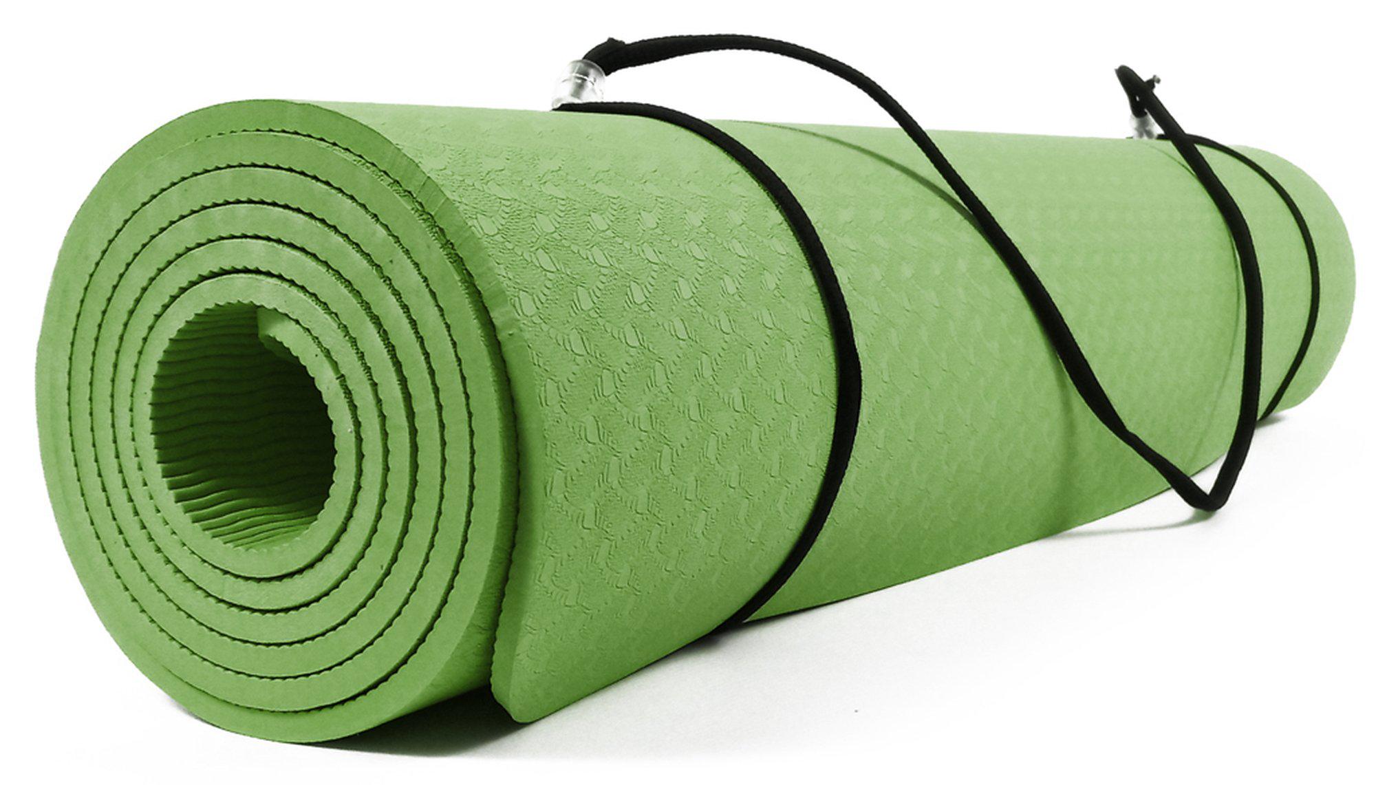 Коврик для йоги TPE EasyFit ECO-Friendly 6 мм однослойный Оливковый