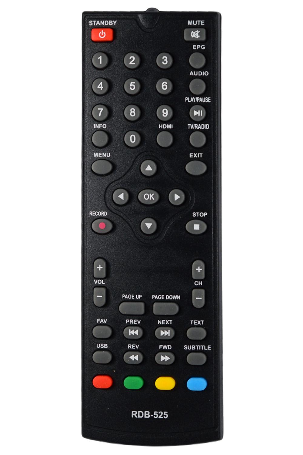 Пульт для DVB-T2 тюнера Rolsen RDB-525 (2070)