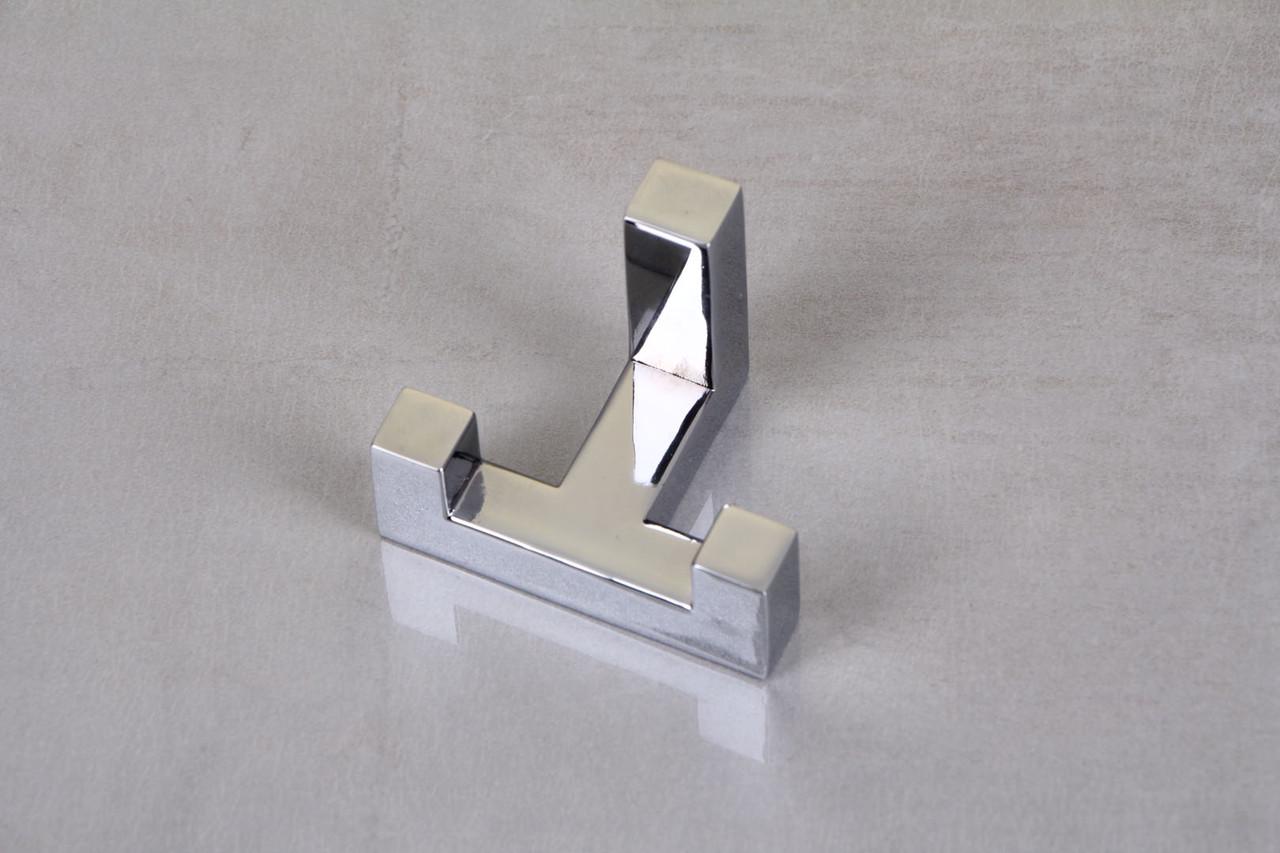 Крючок мебельный двойной GTV К2202 Хром (K2202-01)