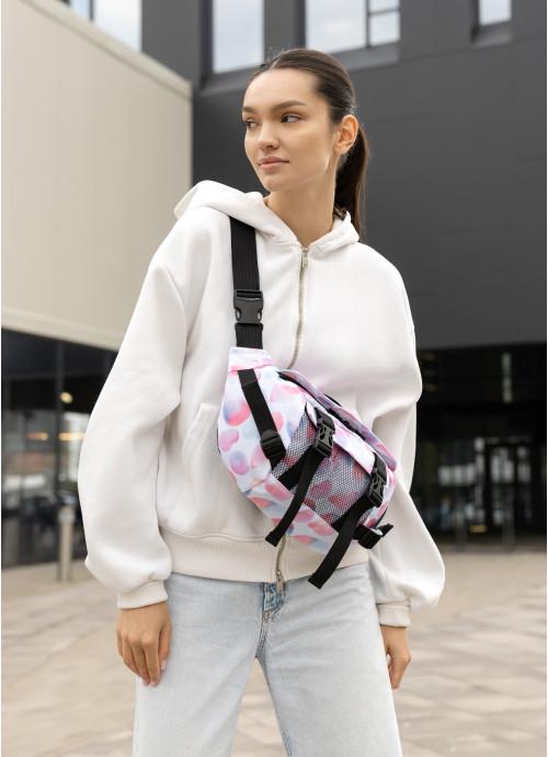 Поясная сумка женская Sambag Blush Drops тканевая (1121038721)