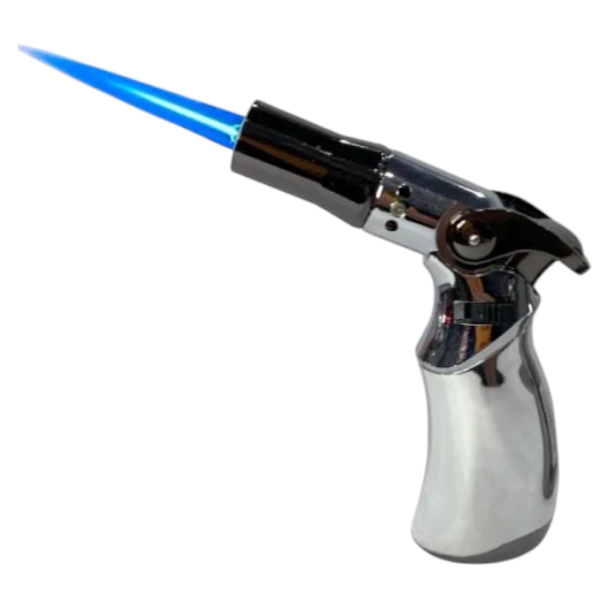 Газовая горелка HL-558 автоматическая с острым пламенем Silver (P_HL-558Silver)