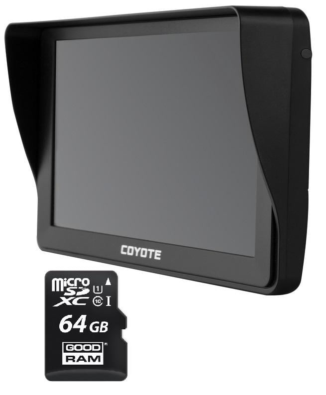 GPS навігатор Coyote 812 TORR автомобільний RAM 512 mb ROM 8 Gb на Android з MicroSD 64 Gb