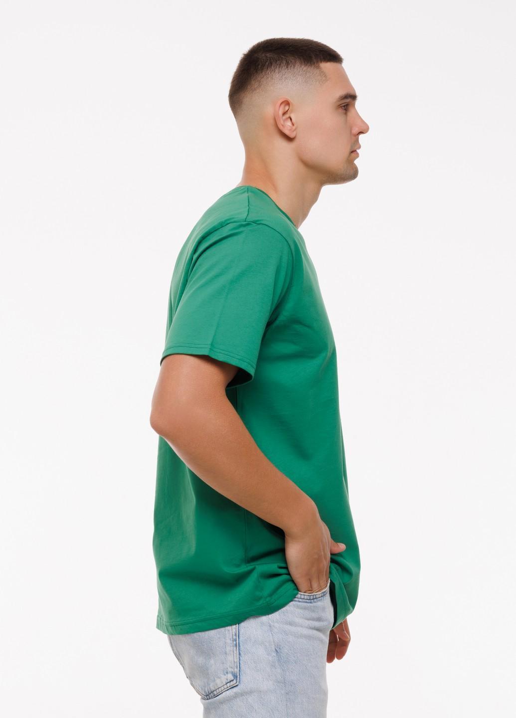 Мужская футболка No problama Наталюкс XL Зеленый (1218048602441) - фото 2