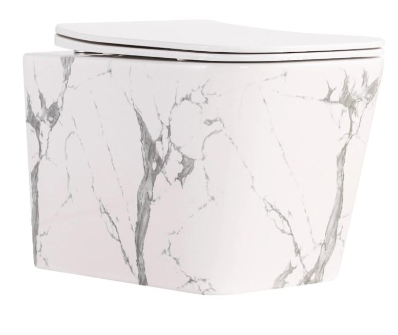 Унитаз подвесной Qtap Tern Ultra Quiet с сиденьем Slim Duroplast/Soft-close/Quick relase (QT17332303ASMR)