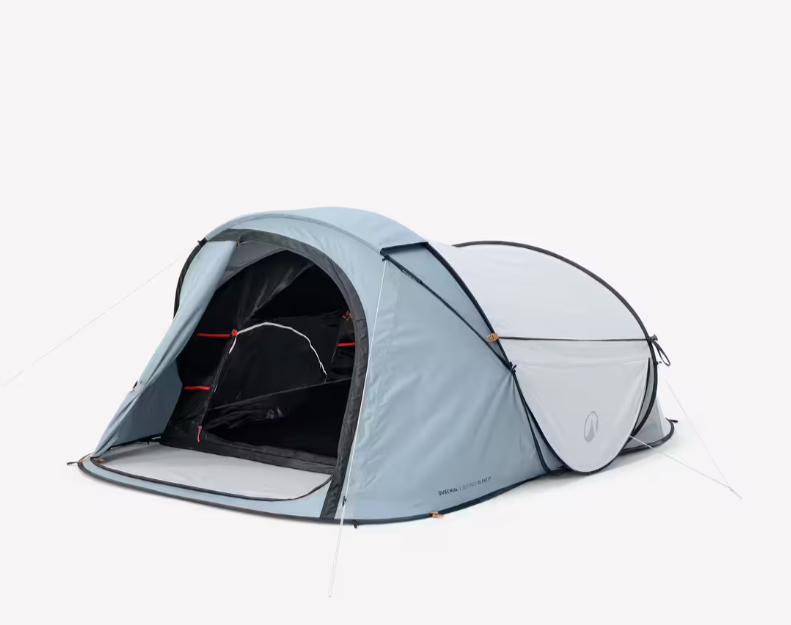 Палатка туристическая Quechua 2 Seconds XL FRESH&BLACK двухместная/скоросборная/водонепроницаемая (2561915187)