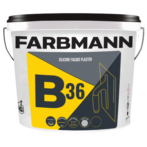 Декоративная штукатурка баранец FARBMANN B36 Silicone Textured Plaster база LC под тонировку 25 кг Прозрачный (3174710220) Декоративная штукатурка баранец FARBMANN B36 Silicone Textured Plaster база LC под тонировку 25 кг Прозрачный (3174710220)