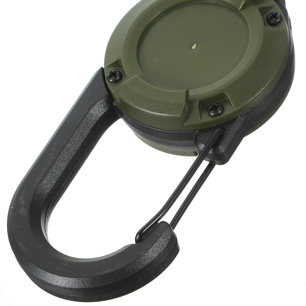 Карабин выдвижной с тросом 60 см Зеленый (2448385845) - фото 2