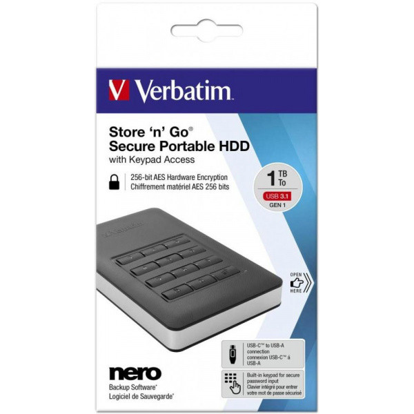 Жорсткий диск Verbatim USB 1TB Store n Go (53401) - фото 5