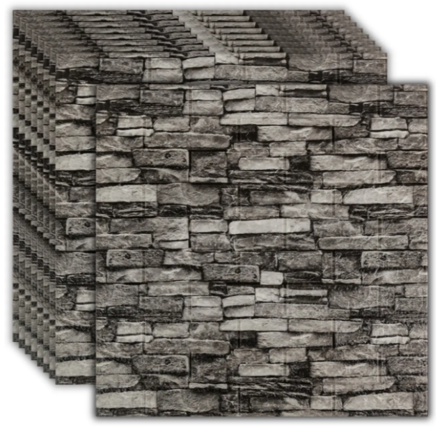 3D-панель самоклеюча під камінь 77x70 см x 3 мм