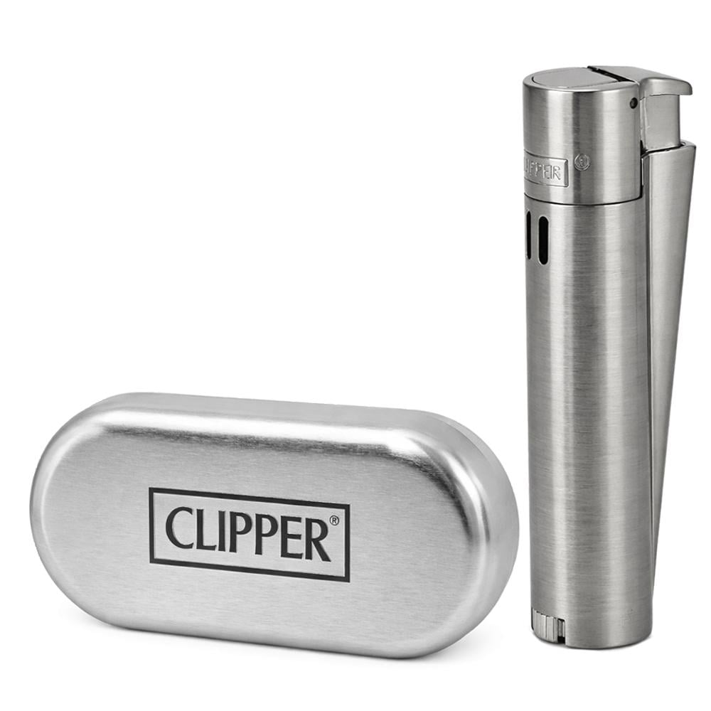 ᐉ Зажигалка Clipper Metal Turbo Jet Silver (ЗК-54) • Купить в