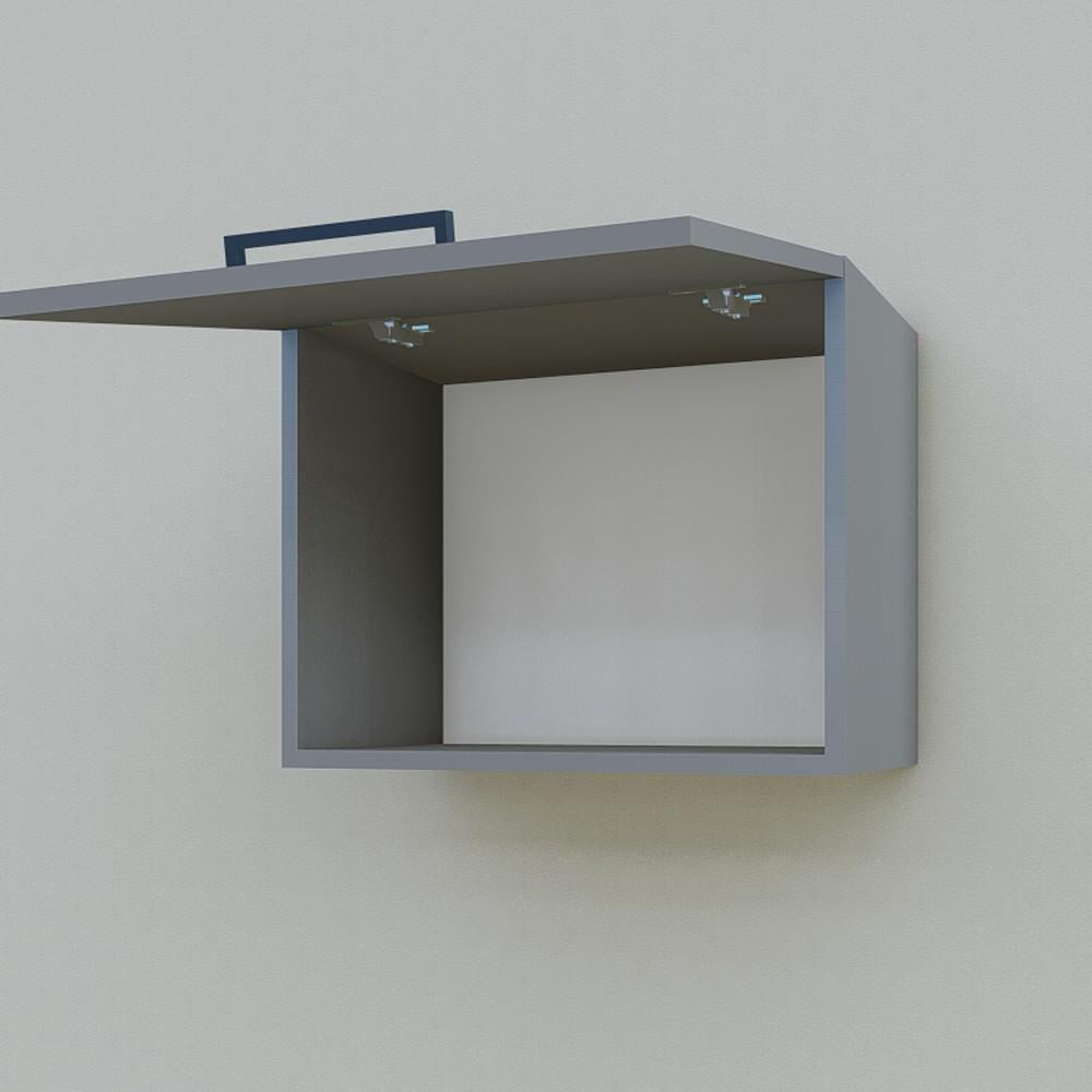 Шкаф навесной Opendoors МП9 для кухни под вытяжку 500 мм Антрацитовый (МП9/5) - фото 3 Шкаф навесной Opendoors МП9 для кухни под вытяжку 500 мм Антрацитовый (МП9/5) - фото 3