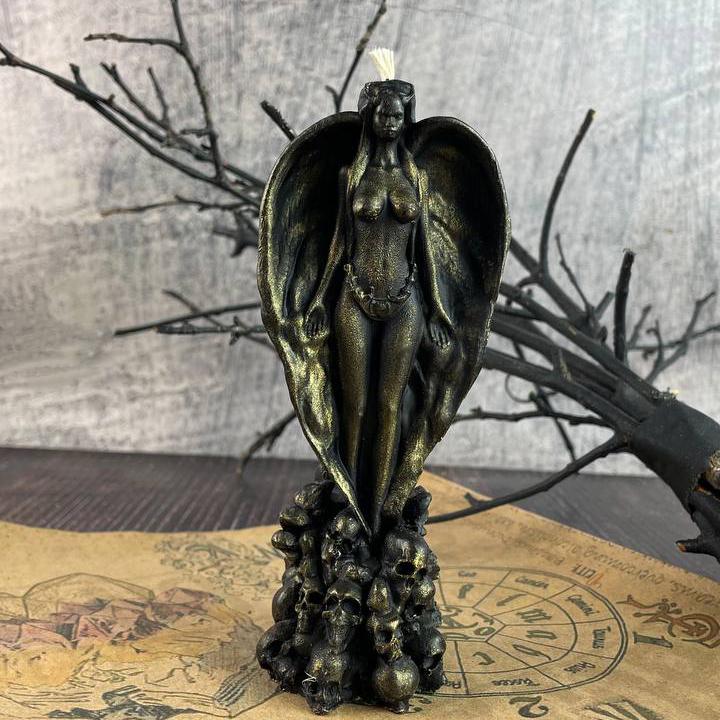 Свеча восковая магическая Лилит Золотой (1049_7-237)