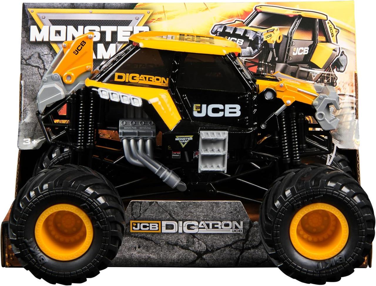 Модель коллекционная официальная монстр-трак Spin Master Monster Jam JCB DIGatron 1:24 (6075327)