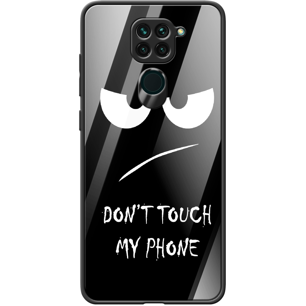 Чохол Boxface Xiaomi Redmi Note 9 Don't Touch my Phone Чорний силікон зі склом (39801-up535-40102)