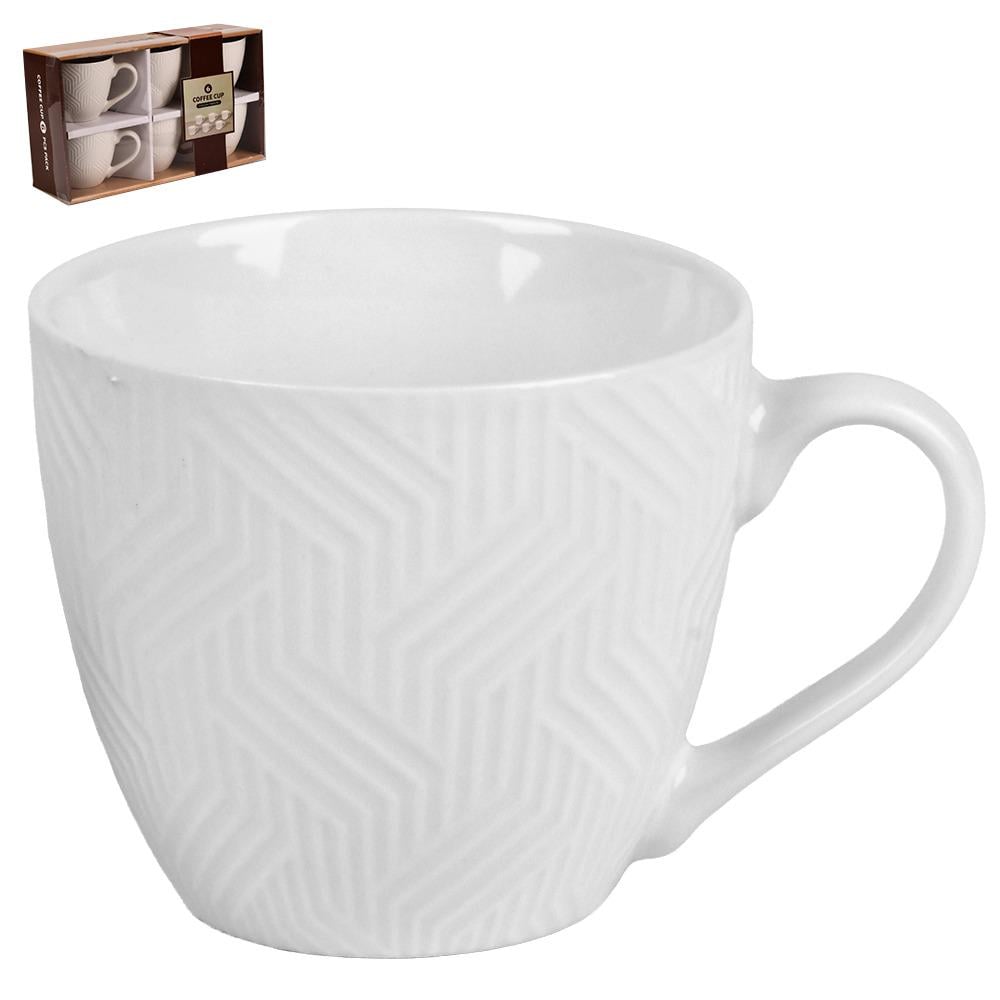 Кофейный набор R96379 6 шт. 260 мл White