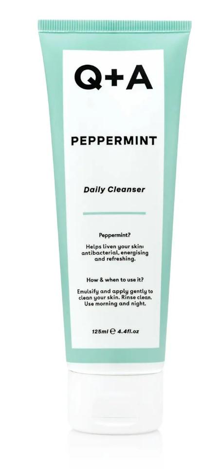 Очищувальний гель для обличчя Q+A Peppermint Daily Cleanser 125 мл (0742271477234)