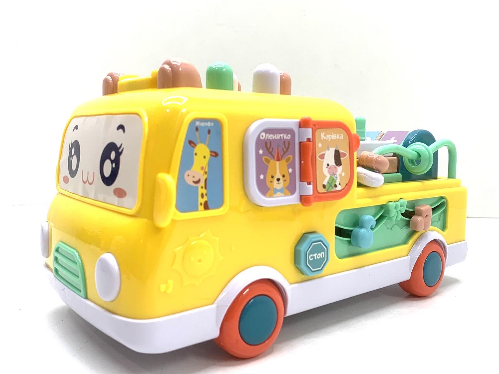 Автобус інтерактивний TK Group казки/пісня/вірші/міні-ігри українське озвучування Жовтий (TK-32602) - фото 2 Автобус інтерактивний TK Group казки/пісня/вірші/міні-ігри українське озвучування Жовтий (TK-32602) - фото 2