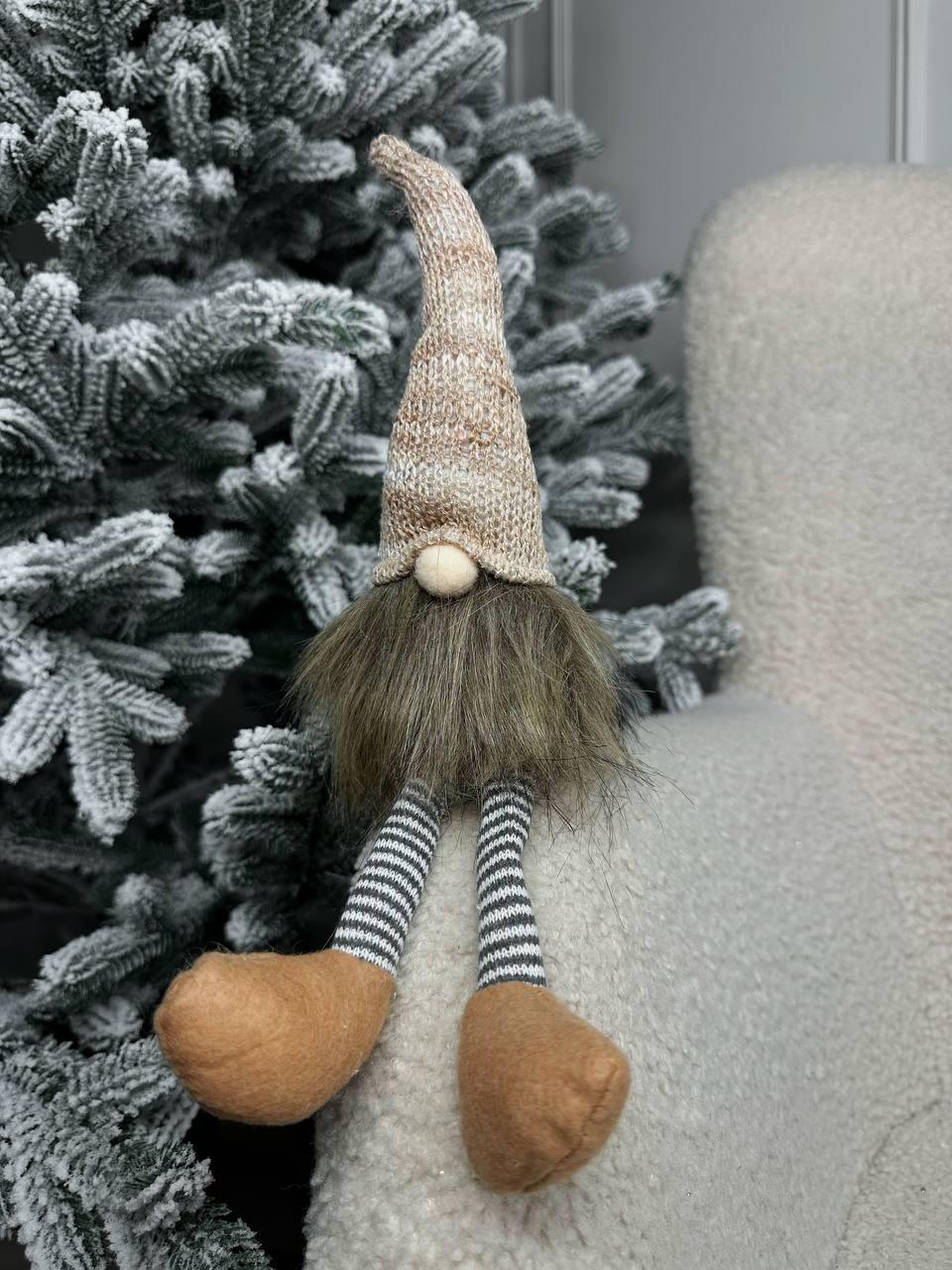 Фигурка сидячего гнома рождественская 24х7х6 см Коричневый (2807786858) Фигурка сидячего гнома рождественская 24х7х6 см Коричневый (2807786858)